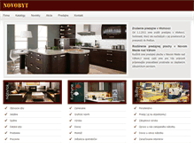 Tablet Screenshot of novobyt.com